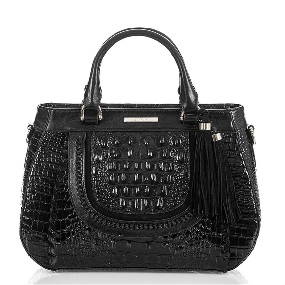 Brahmin Handbags - Host Pick!🤩🥳 Brahmin Raelynn Black wilde satchel